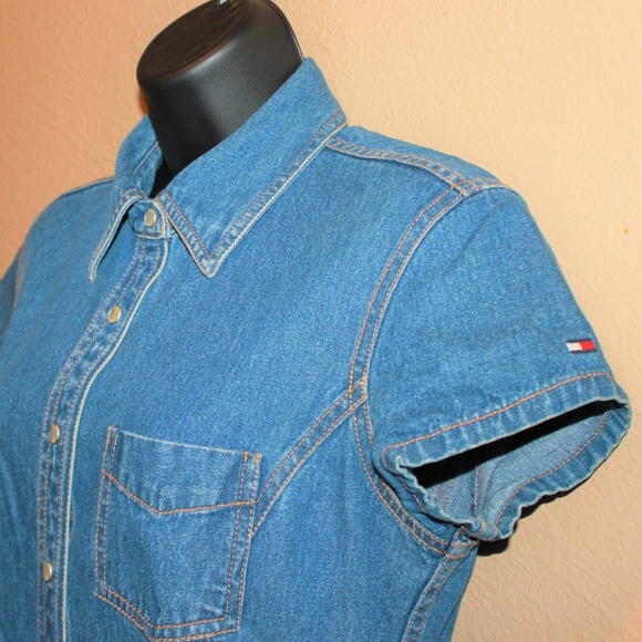 Tommy Hilfiger Denim Shirtdress - Picture 2 of 4